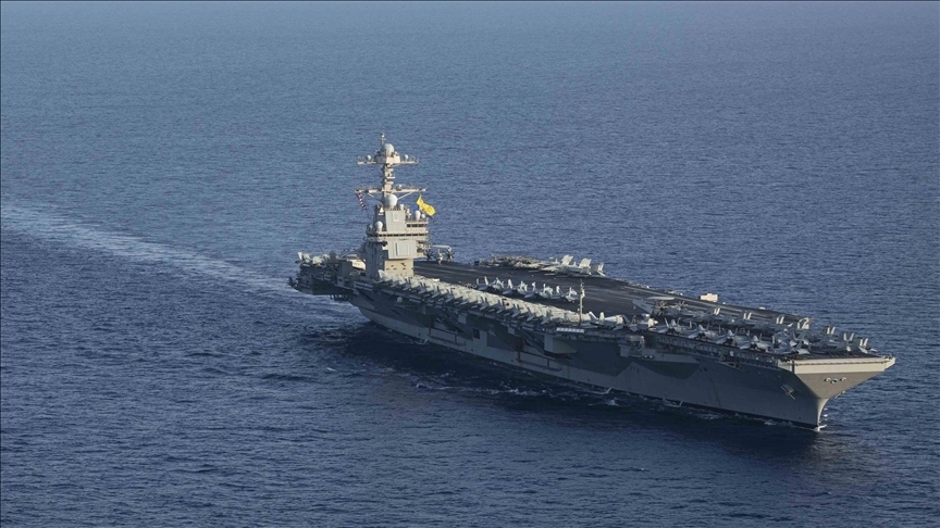 USS Gerald R. Ford uçak gemisi Girit’ten ayrıldı: Tamire gidiyor